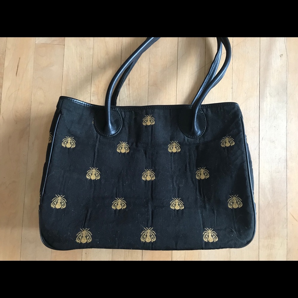J. McLaughlin Black Queen Bee 🐝 Purse